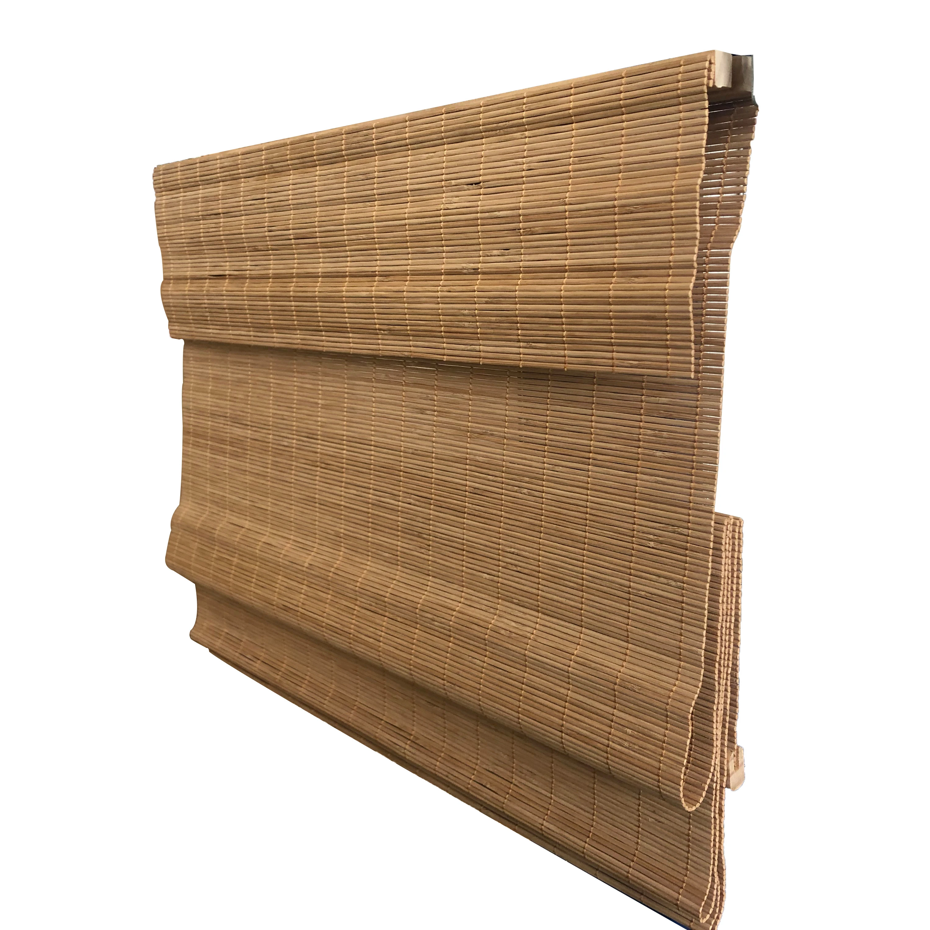 Home Decorative Various Cordless Roll up Blinds Roman Curtains