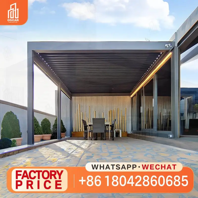 

Retractable Patio Shade Covers and Pergola Roofs for Garden Backyard and Poolside Outdoor Shelter Protection