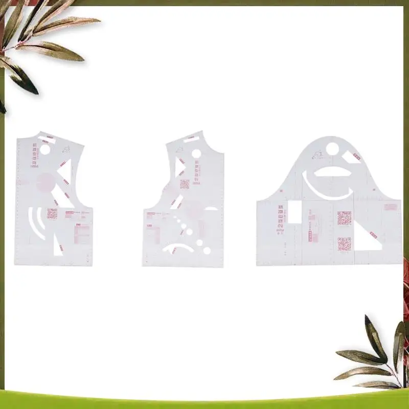 New-1:1 Fashion Cloth Design Ruler Crop Mold School Student Teaching Apparel Drawing Template Garment Prototype Ruler