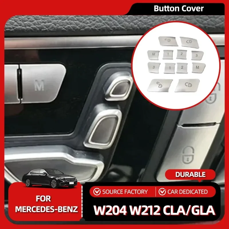 

Лидер продаж, молдинги для стайлинга автомобилей, дверные сиденья, кнопки блокировки памяти, кнопка подъема окна, накладки, наклейки для Mercedes Benz C E Cl