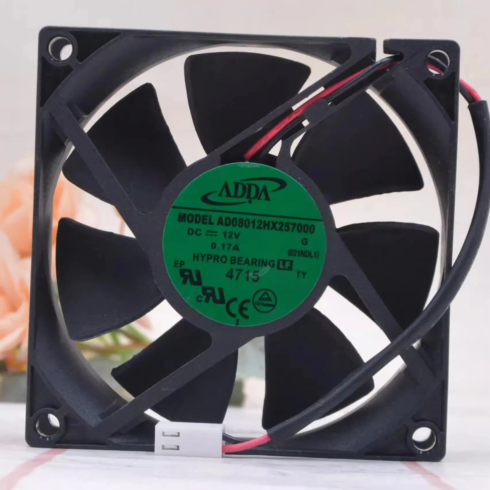 

Новый 80*80*25 мм 8 см 12 В AD08012HX 257000 Аксессуары для зарядного устройства электромобиля Охлаждающий вентилятор