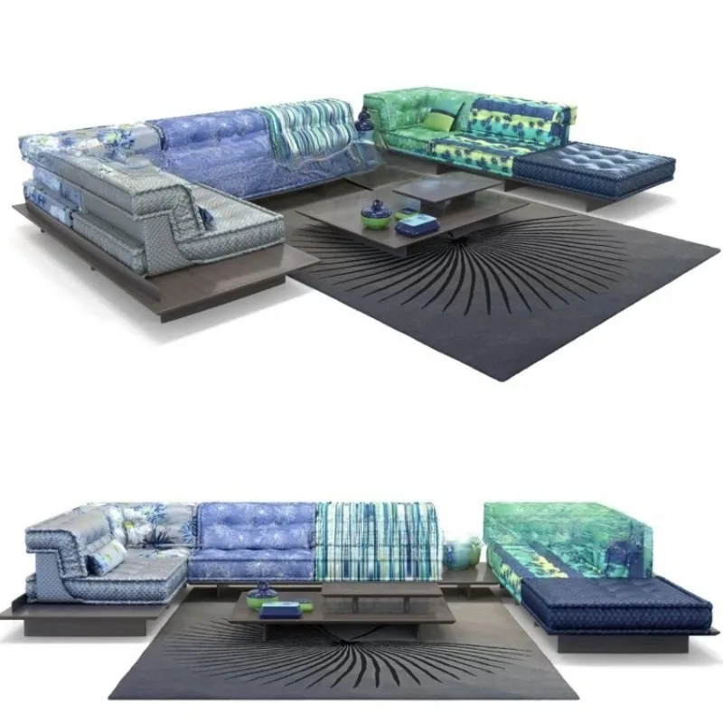 

Mahjong sofa kenzio color system, good morning, good afternoon, good night, genuine Motu fabric Mahjong.