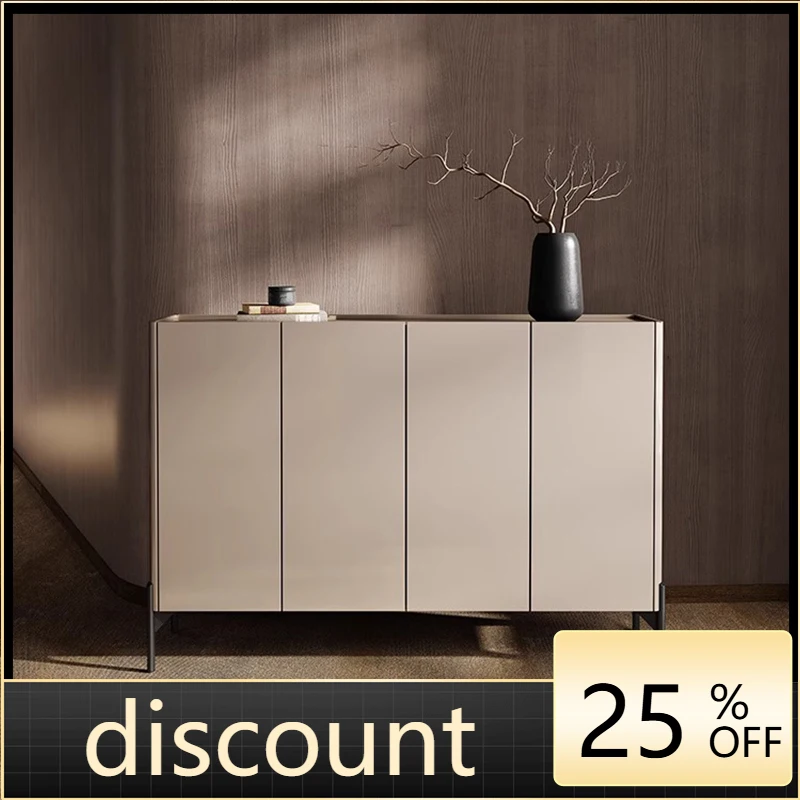 

LTT Modern Minimalist Large Capacity Foyer Locker Italian Minimalist Entryway Cabinet
