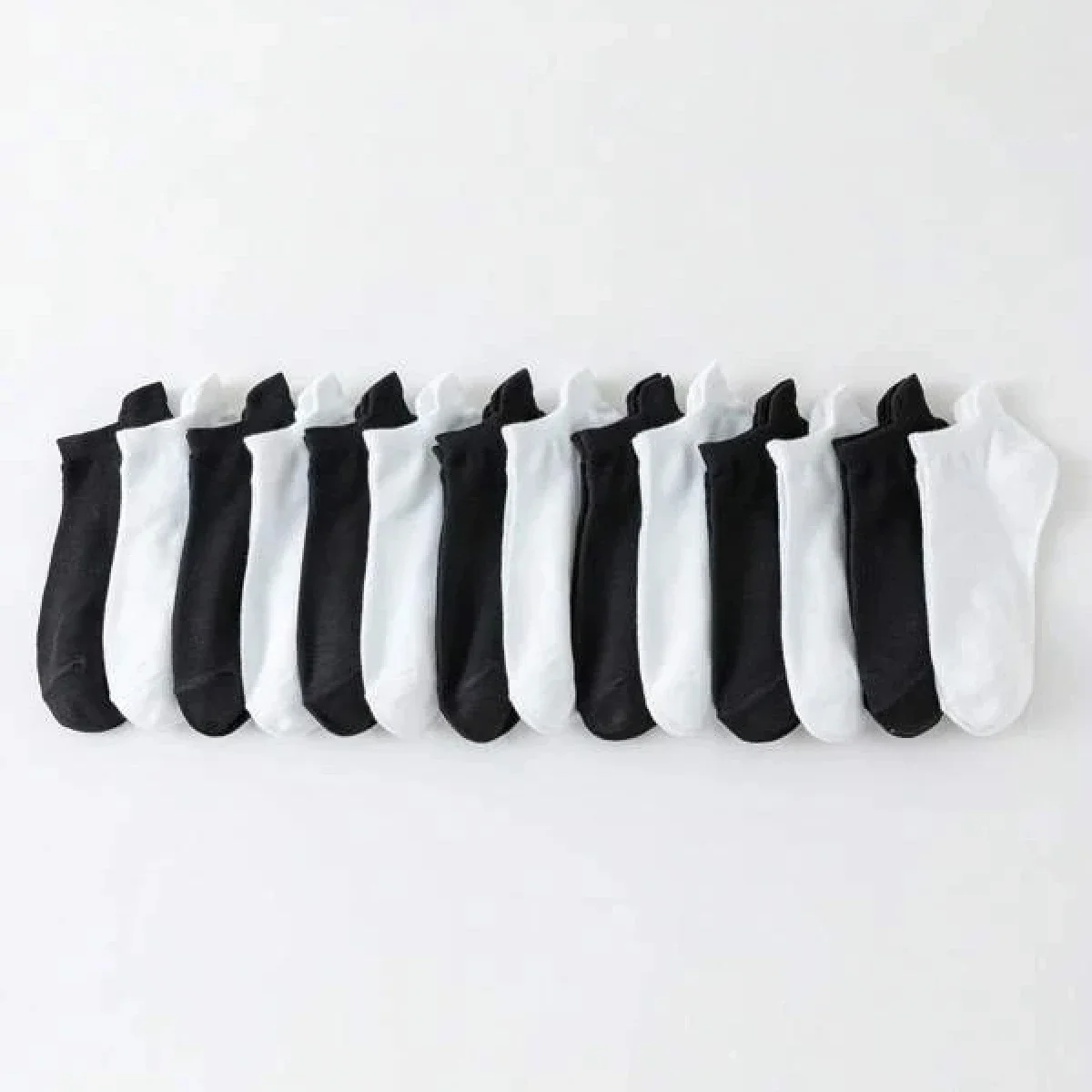 

14 Pairs of Women's Boat Socks-skid-resistant, Thin, Shallow Mesh Socks