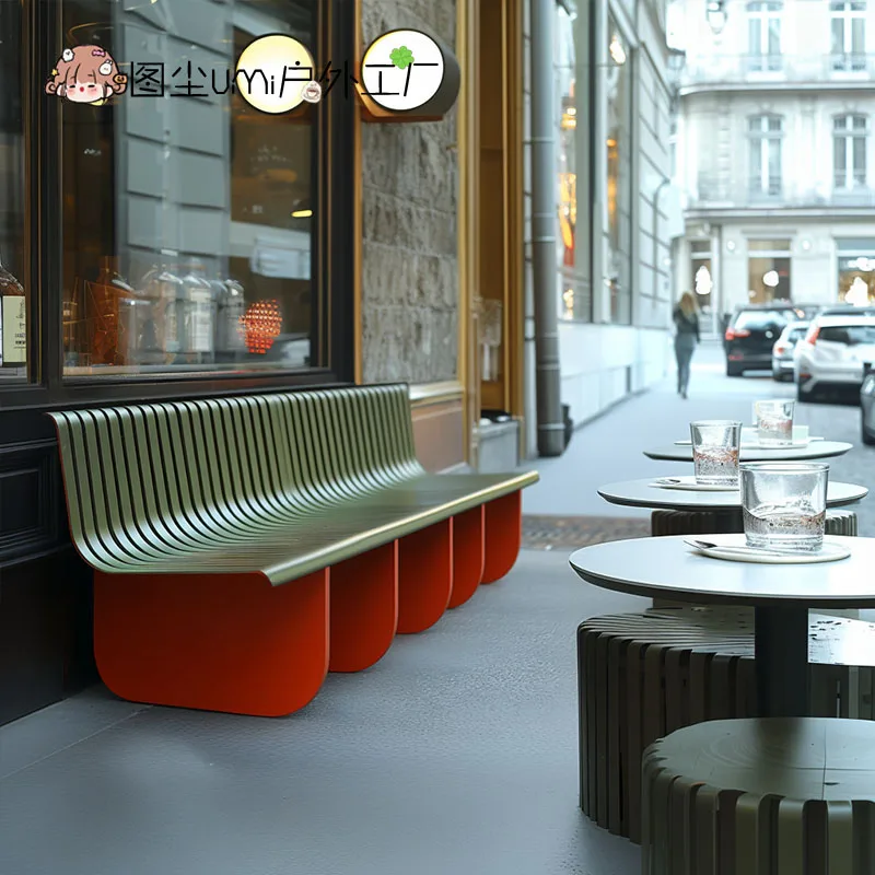 

Outdoor Street Coffee Shop Outside The Leisure Bench Bench Outdoor Park Sitting Area Square Leisure Chair Скамейка Садовая