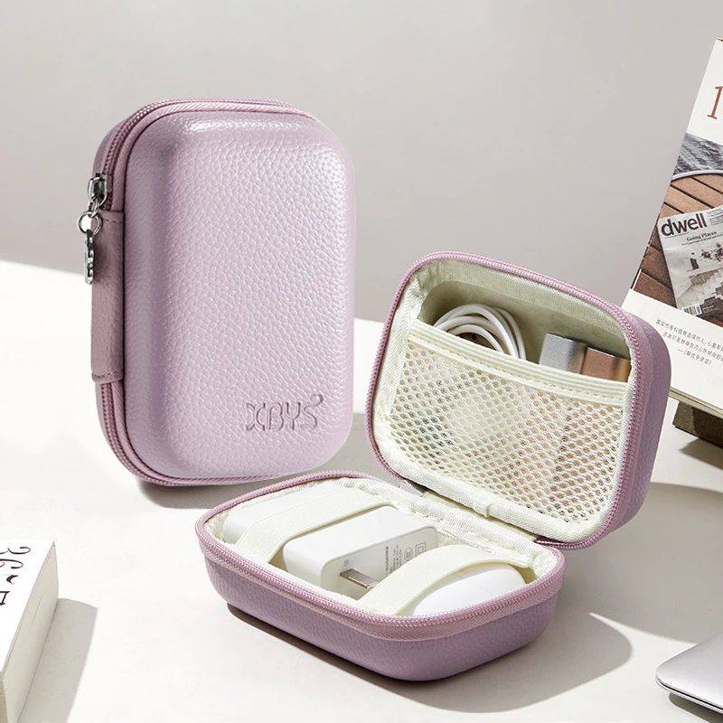 Storage Collection Bag Case Hard Shell Organizer Case for Earphone Laptop Charger Hard Dish USB Flash Cable Electronic Device view 3