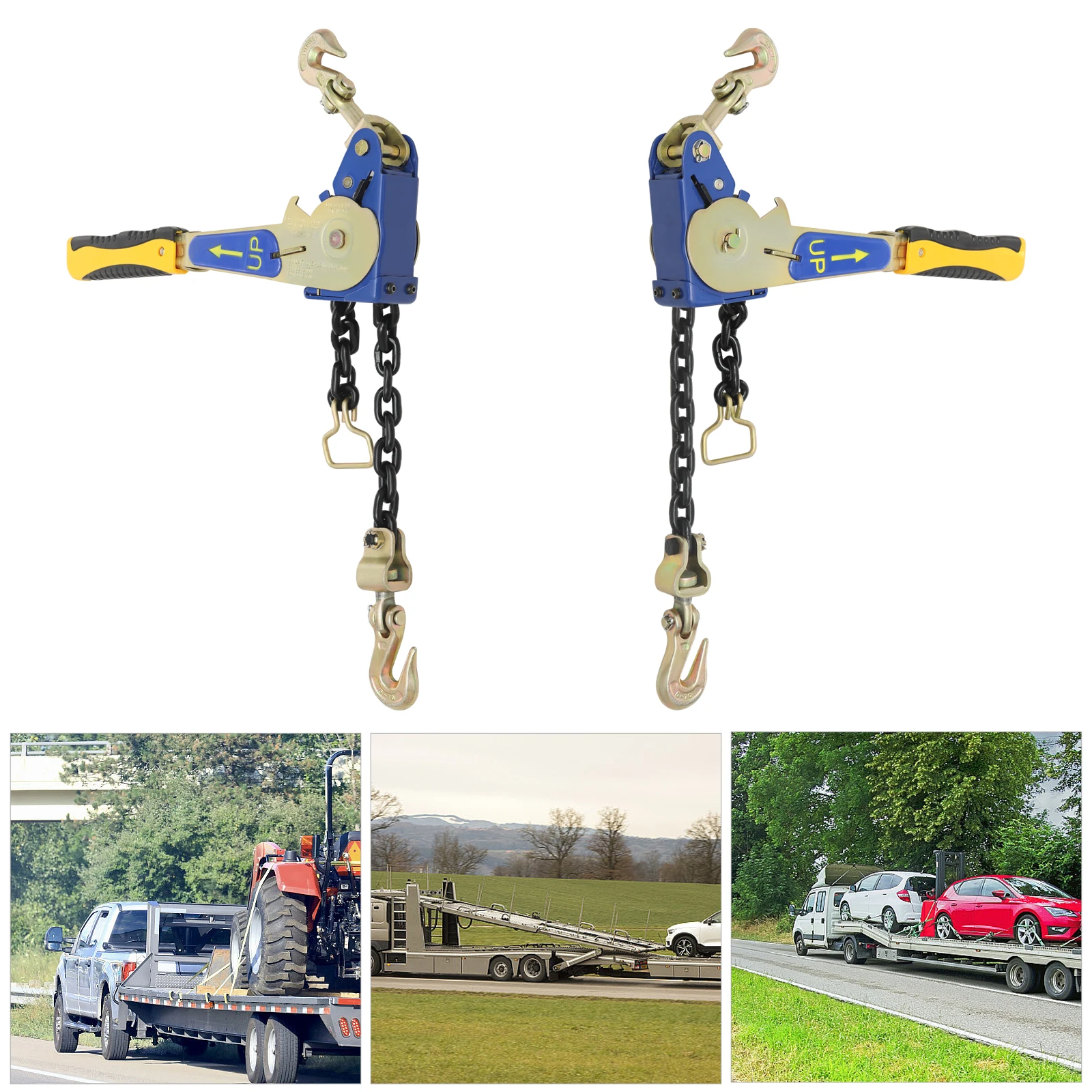 Ratcheting Chain Load Binder, Ratcheting Chain Binder, Heavy Duty Tie Down Ratchet Load Binder
