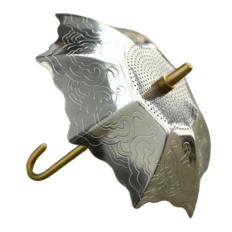E8BD 304 Stainless Steel Tea Strainer Meshes Tea Infuser For Home Office Use
