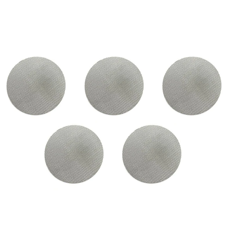 5PC 51Mm Puck Screen/Espresso Portafilter Lower Shower Screen/Contact Screen - Stainless Steel 100 Micrometre