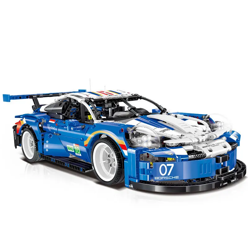 1620 pcs MINI0010 Porsche sports car 3D model for boys and girls puzzle assembly building block Toy Bricks for Children