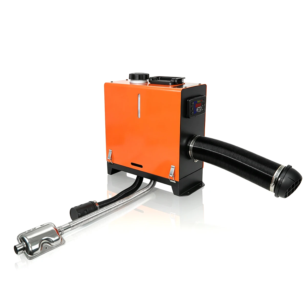 Sunster TR3 8KW All-in-One Diesel Parking Heater,12V/24V,Aluminum Alloy Upgrade,LCD Remote,0.11-0.38L/H Low Fuel,5L Tank 20H,Safety Protect,Complete Accessories for RV Camper Van Truck Caravan