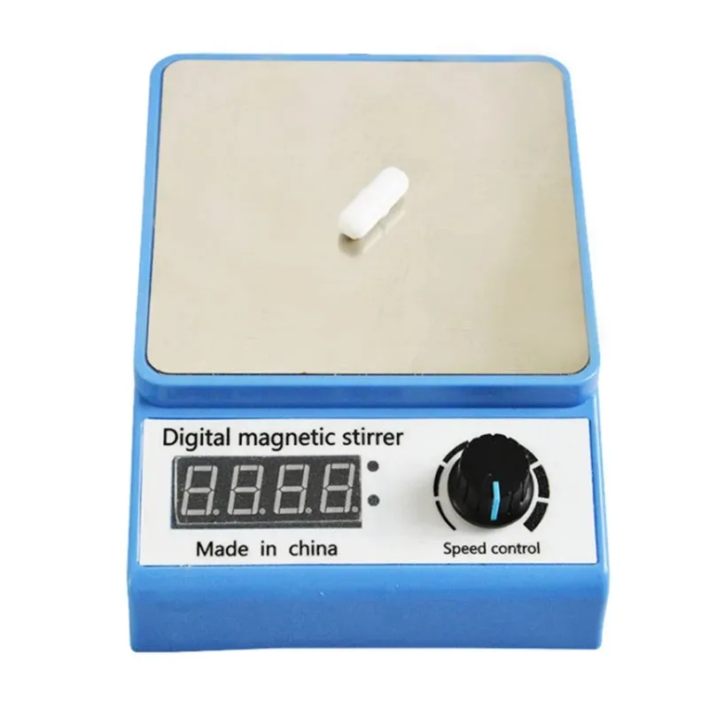 ZGCJ-3A 0-3000RPM Digital Magnetic Laboratory Stirrer Mixer Plate Control Blender Machine with Stir Bar 100-240V