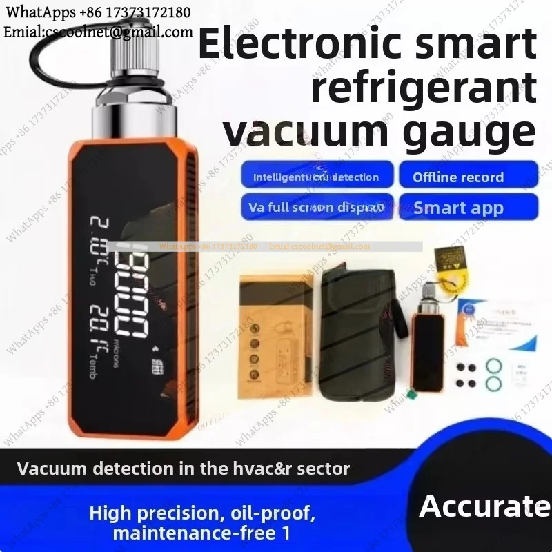 Mini Wireless Bluetooth Digital Vacuum Gauge High-Precision Pressure Meter Negative Absolute Value Display Electronic Component