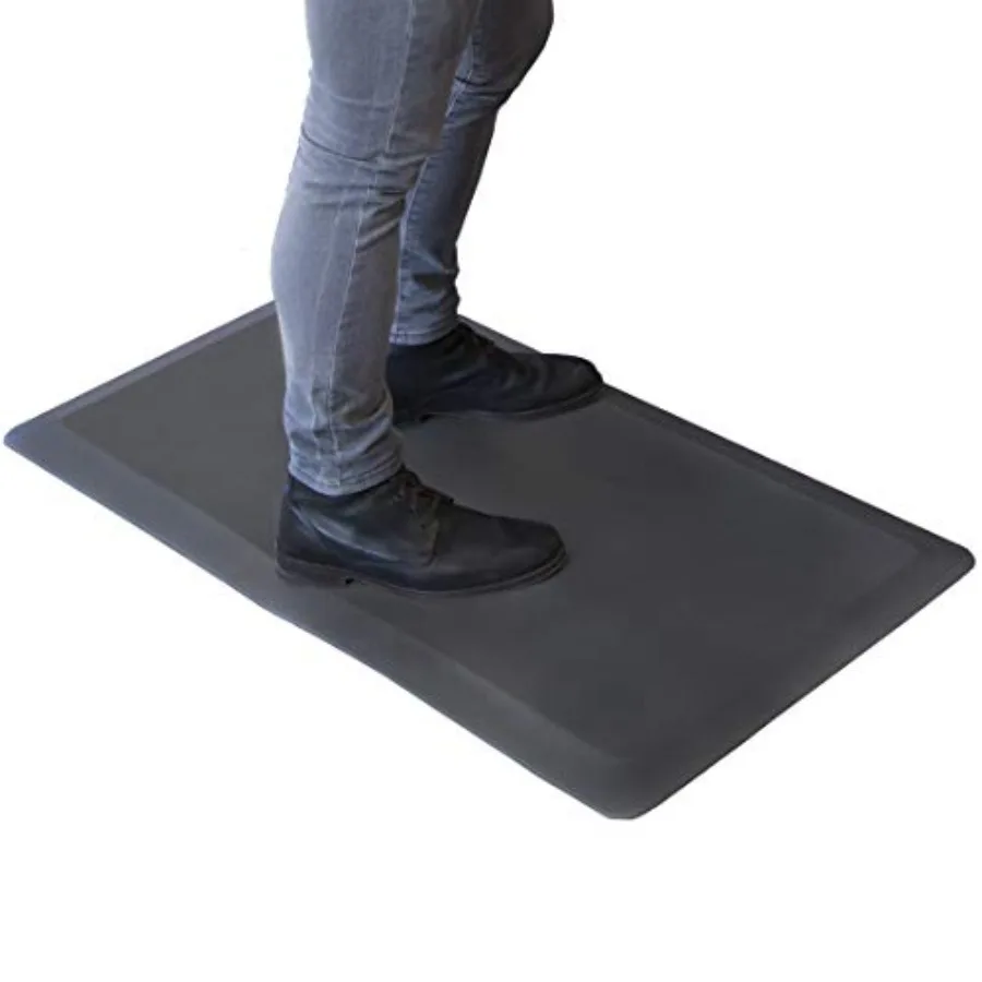 

AIRLIFT Anti-Fatigue Standing Desk Ergonomic Comfort Mat-Commercial Office Home Garage Kitchen Rug Gray