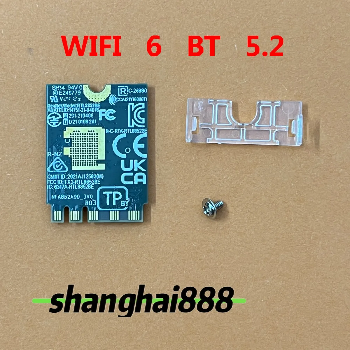 New for HP 245 G10 15-FC TPN-Q286 WIFI Bluetooth wireless card rtl8852be