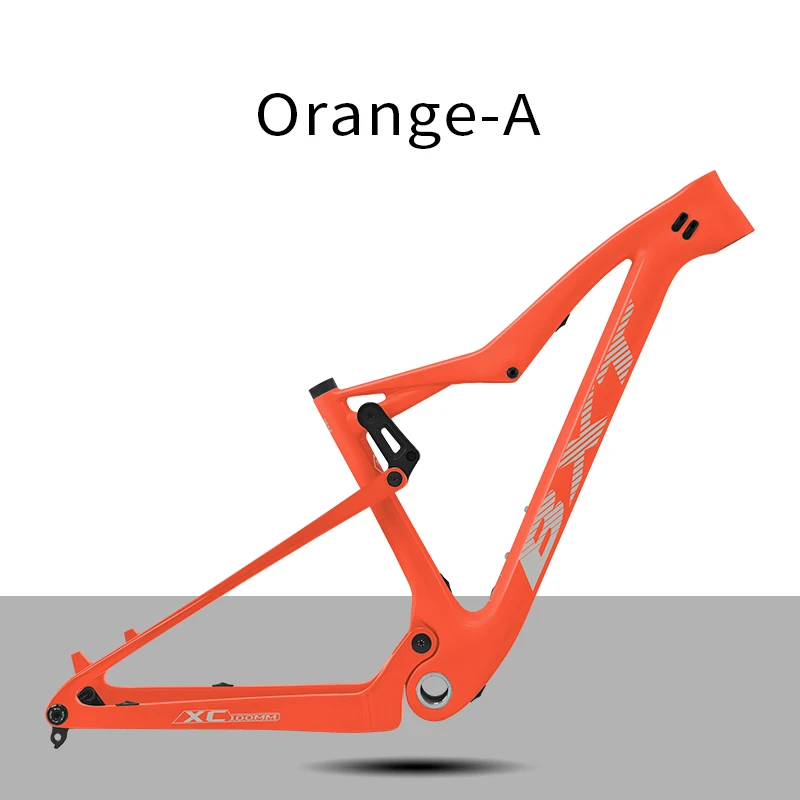 BXT NIEUW Full Suspension Boost 29er Frame XC Mountainbike Thru Axle Frame UDH hanger