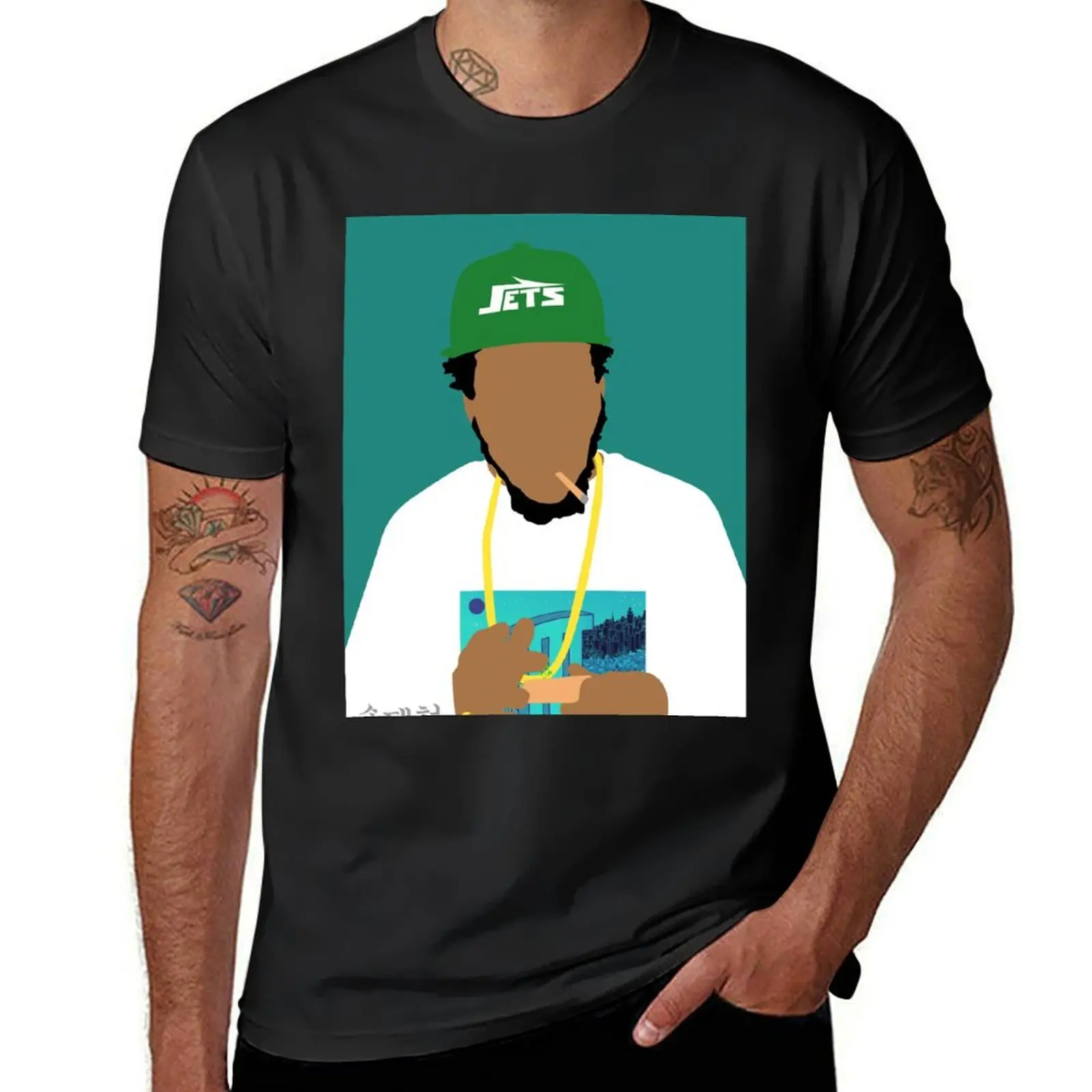 Curren$y T-Shirt summer top quick-drying mens clothing