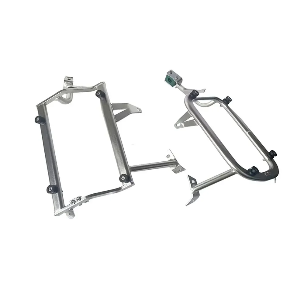 Suitable For BMW 700/800GS Left-hiding Exhaust Side Box Bracket, Non-destructive Installation Of Stainless Steel Side Box