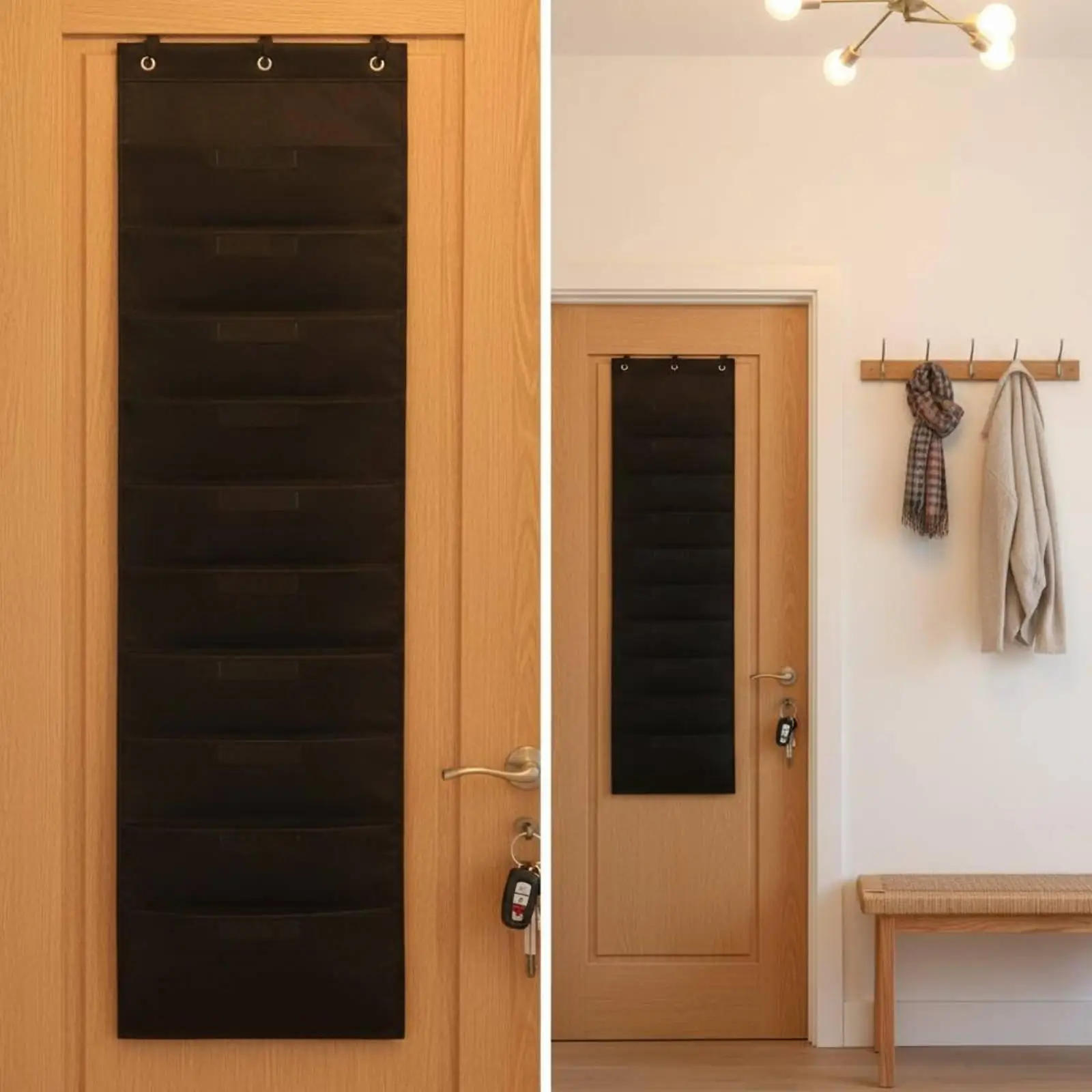 Wall Hanging Organizer Heavy Duty Labeled Hanging File Folder Organizer Document Folder Organizer for Office School Dorm Door Wall Hanging Organizer Heavy Duty Labeled Hanging File Folder Organizer Document Folder Organizer for Office School Dorm Door