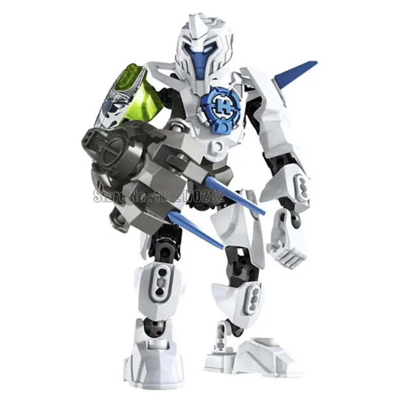 سلسلة 6 قطع هيرو فاكتوري 3 نجوم جندي سترينجر/عاصفة/روكا روبوت لعبة مكعبات البناء