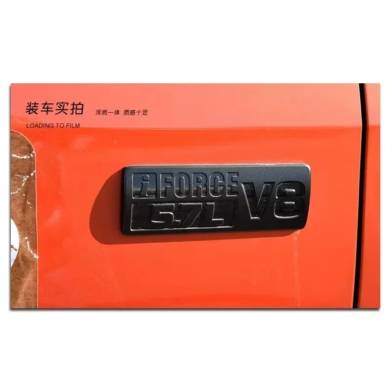 Matte Black Overlay Car Sticker for Toyota TUNDRA Pickup 4X4 SR5 V8 Modified Limited Edition Logo CoverRTAAE view 5