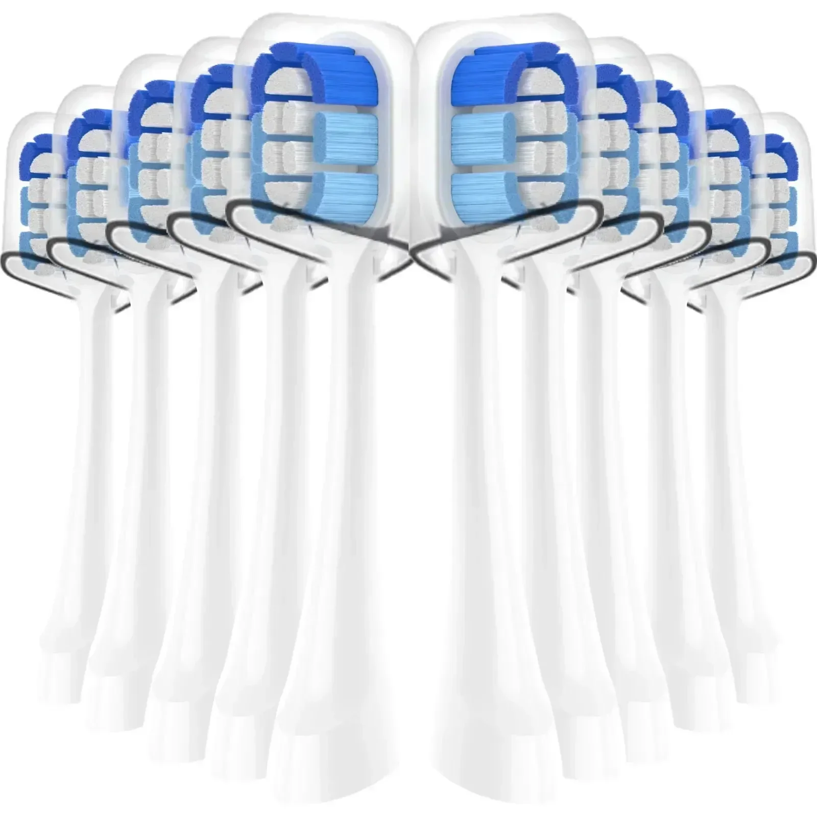 10-pak kompatybilny ze szczoteczką do zębów Oral-B Clic Ultimate Clean Wymienne główki szczoteczki do szczoteczki do zębów Oral-B Clic