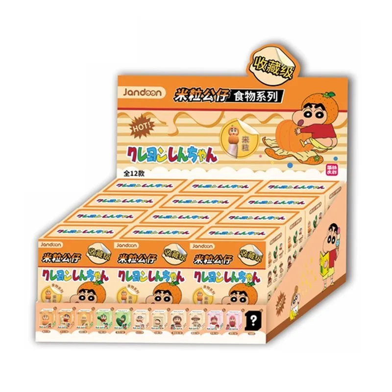 

Jandoon Crayon Shin chan Rice Grain Doll Blind Box Food Cross Dressing Cute Grain Mini Action Finger Ornament Gift