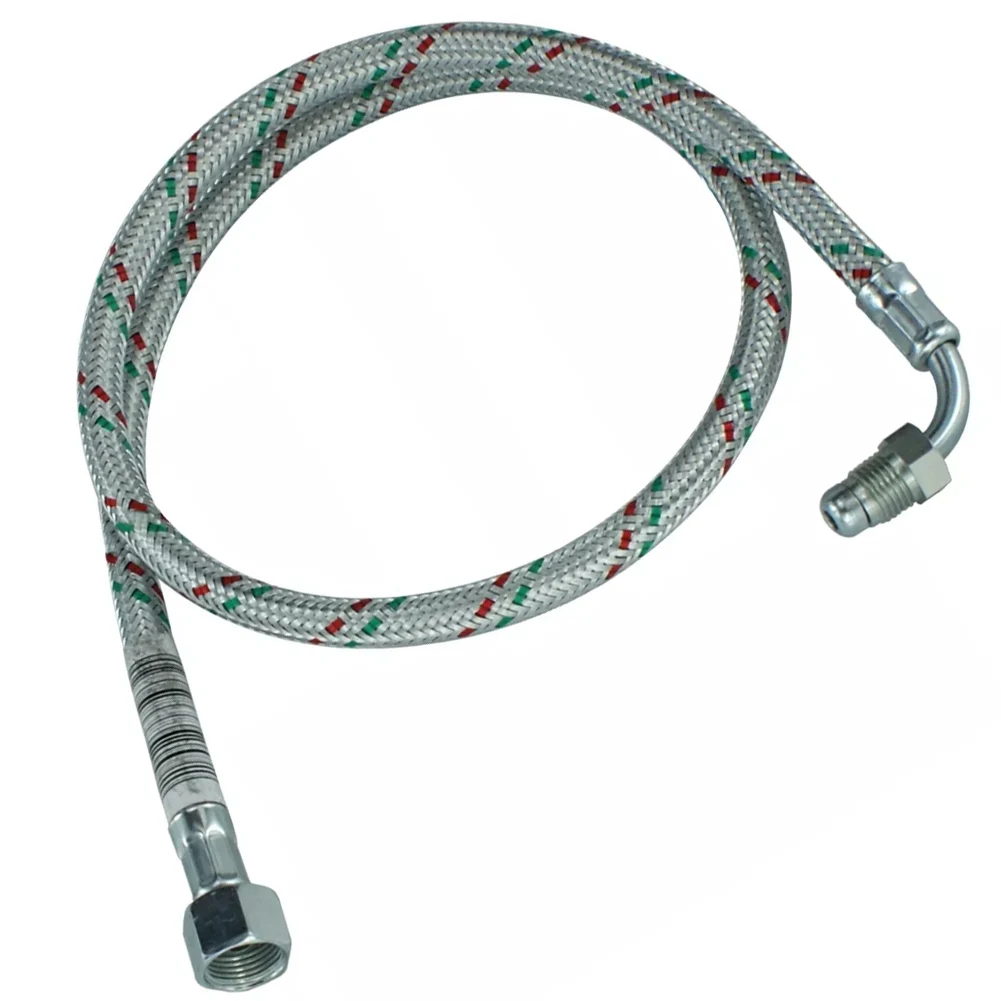 Oil Line 90cm Oil Line Elbow Mectron Series Metal Oil Line Oil Line For Burners 1 4 Male Connection 3 8 Female Connection