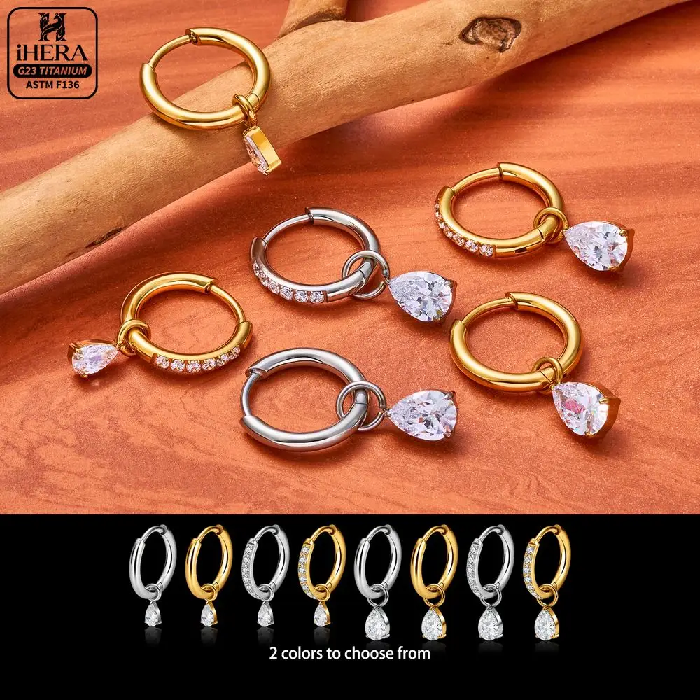 1/10 Stück F136 Titan Piercing Hänge-Creolen mit funkelnden Zirkonia-Steinen, Nasen-, Septum-, Helix-, Knorpel-Ohrringe-Set, Labret-, Augenbrauen- und Körperschmuck – Detail 30