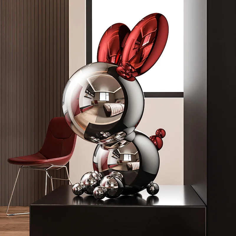 الفولاذ المقاوم للصدأ مكتب والمنزل الحلي الزخرفية الهدايا الإبداعية لغرفة المعيشة تلفزيون خزانة سطح المكتب لهجة فاخرة مجموعتين #2