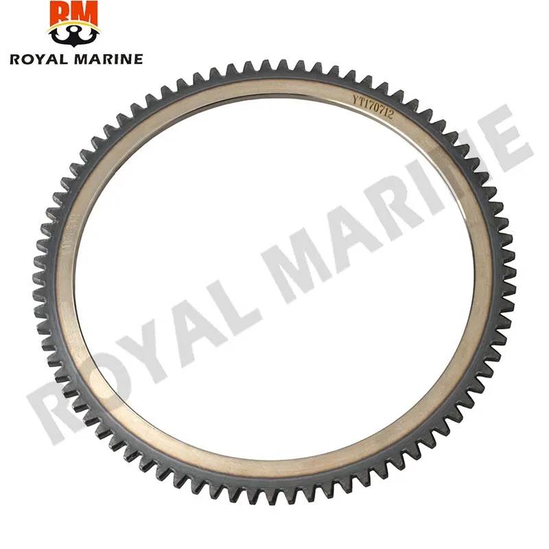 66M-85550 Flywheel Crown Gear Ring For YAMAHA Outboard Motor 4T F9.9 F13.5 F15; 66M-85550-10; Parsun PAF15-07070100W 172-208mm