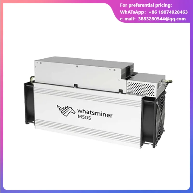 WhatIsminer Used M50 M50s 112T-118T SHA-256 BTC New M50S 124T 126T M50S+ 130T 132T Blockchain ASIC Server Bitcoin Miner