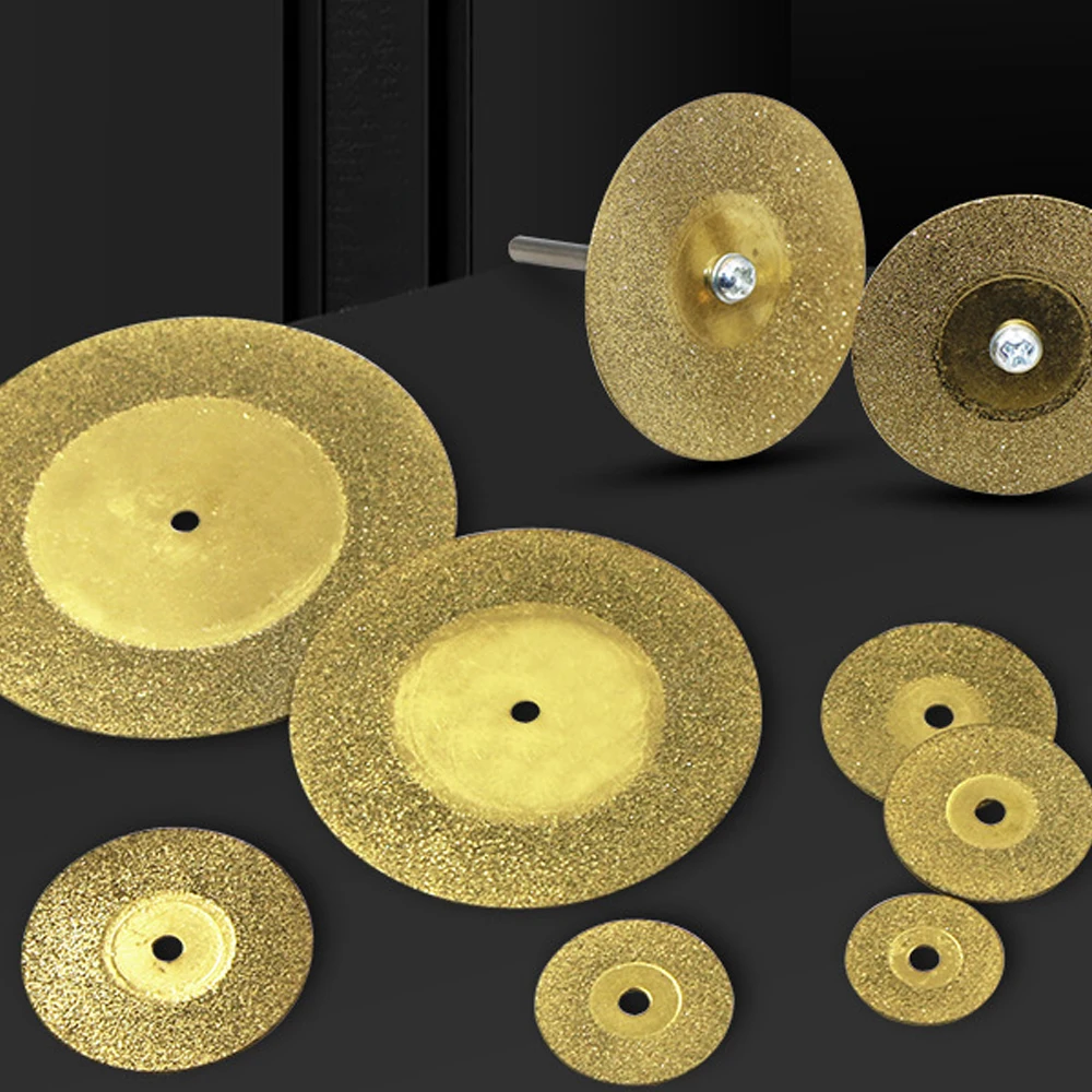 

10 шт. D35 мм D40 мм D50 мм D60 мм Алмазный шлифовальный диск для зубов, небольшая пила без отверстия, алмазная шлифовка