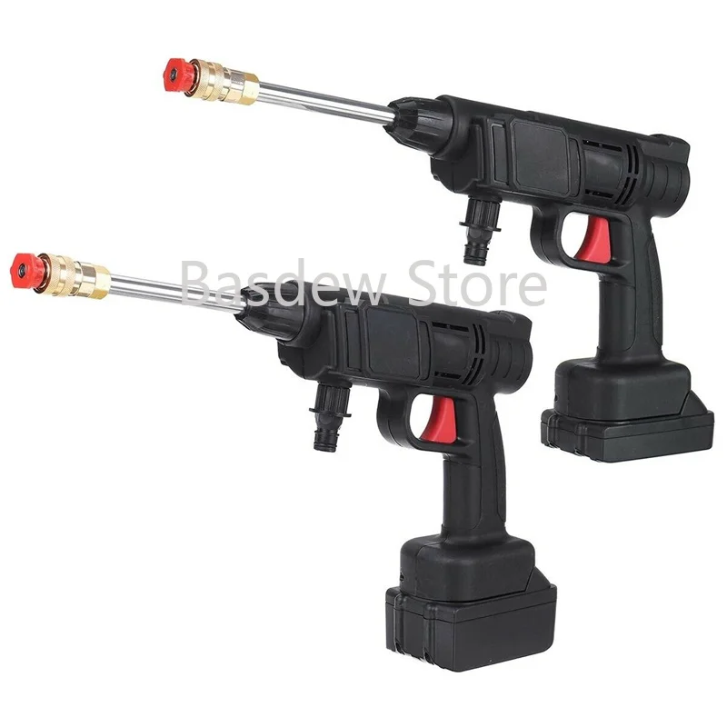 Electric wireless car wash water gun, a new type of supercharged high-pressure household wired portable cigarette lighter