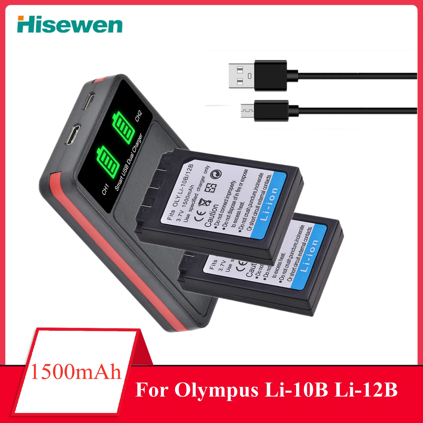 Li-10B Li-12B Li12B Li10B Battery+Dual Charger for Olympus u-300 400 410 500 600 800 810 1000 C-760 765 70 770 X-  C-50 7000 X-1
