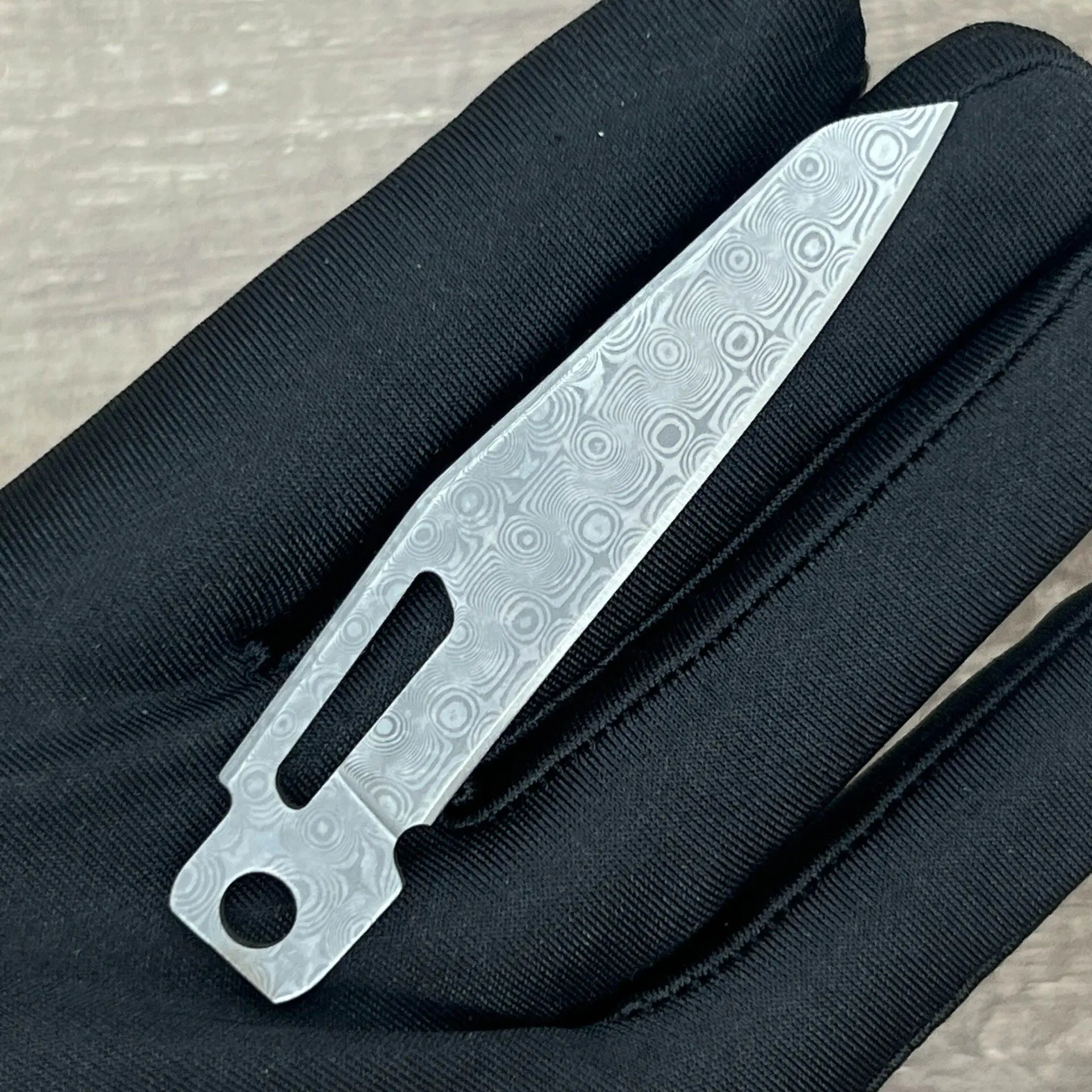

Damascus Steel Main Blade for Leatherman Signal Multi-Tool, Replacement Mod Accessory (Tool Not Included)