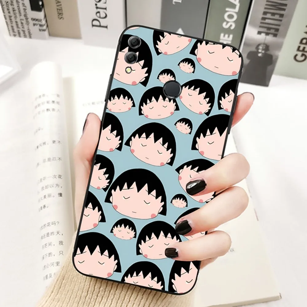 Curtoon C-Chibi M-Maruko Phone Case For Huawei Honor 10 lite 9 20 7A 9X 30 50 60 70 pro plus Soft Silicone Cover