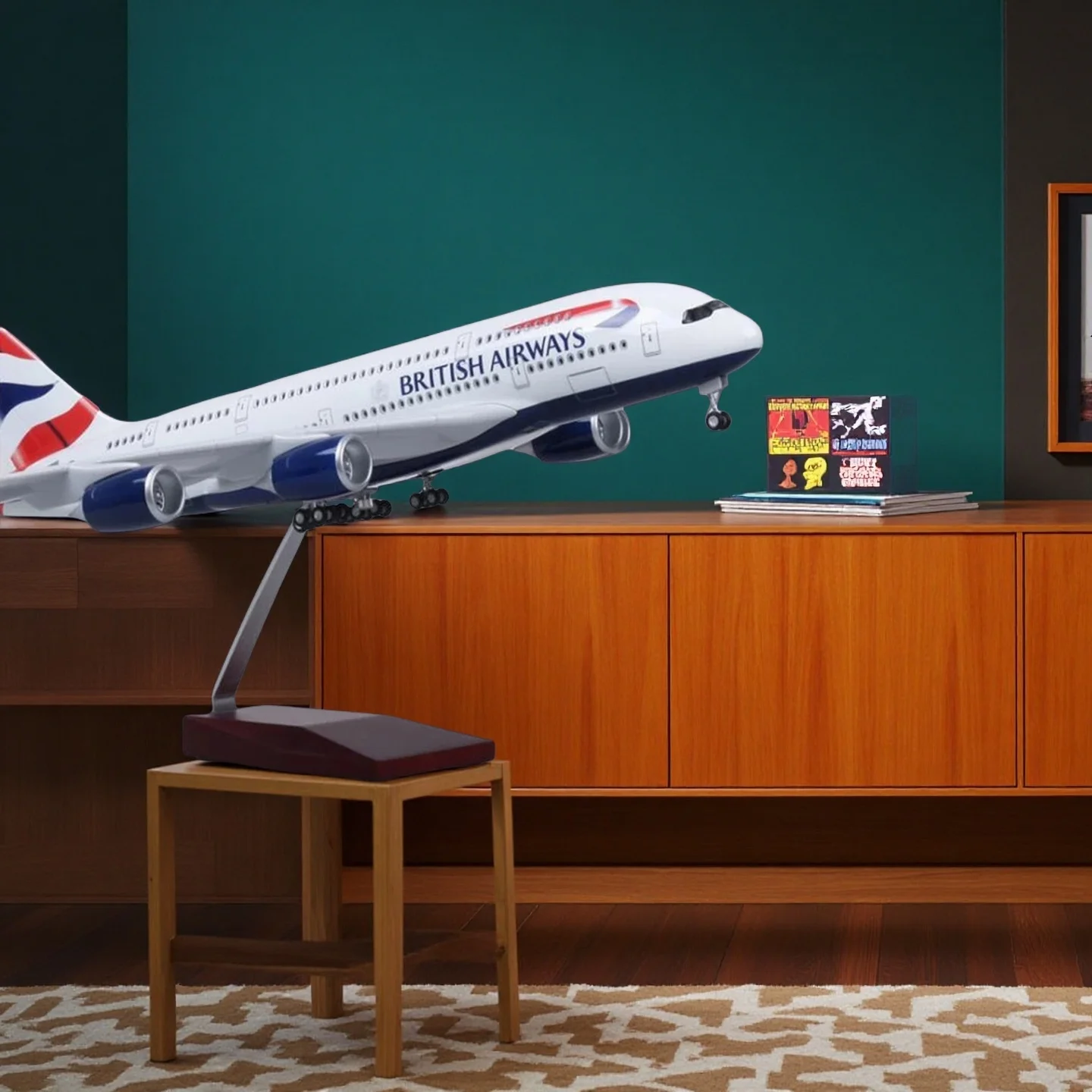 

Airbus 380 1/160 Scale 50.5CM Model Aircraft A380 British Airways Airplane Model Plane Aeroplane Aviation Resin Ornaments Gift