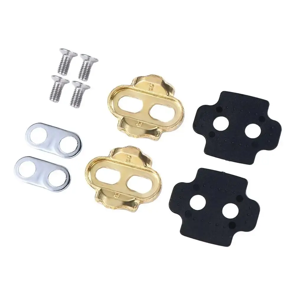 1Set MTB Accessories Pedals Cleats Mountain Bike Parts Brass Bicycle Splint Set For Eggbeater Candy Smarty Mallet Pedal