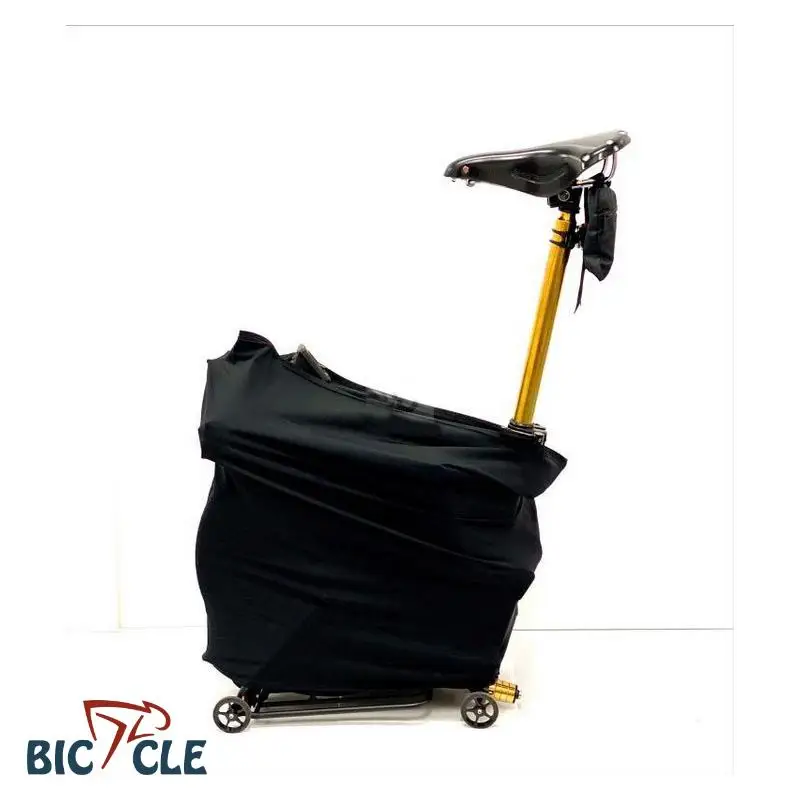 UnionJack Folding Bicycle Easy Dust Bag Portable Loading Bag Hanging Bag Tail Bag High Speed Rail/Subway Bag For Brompton