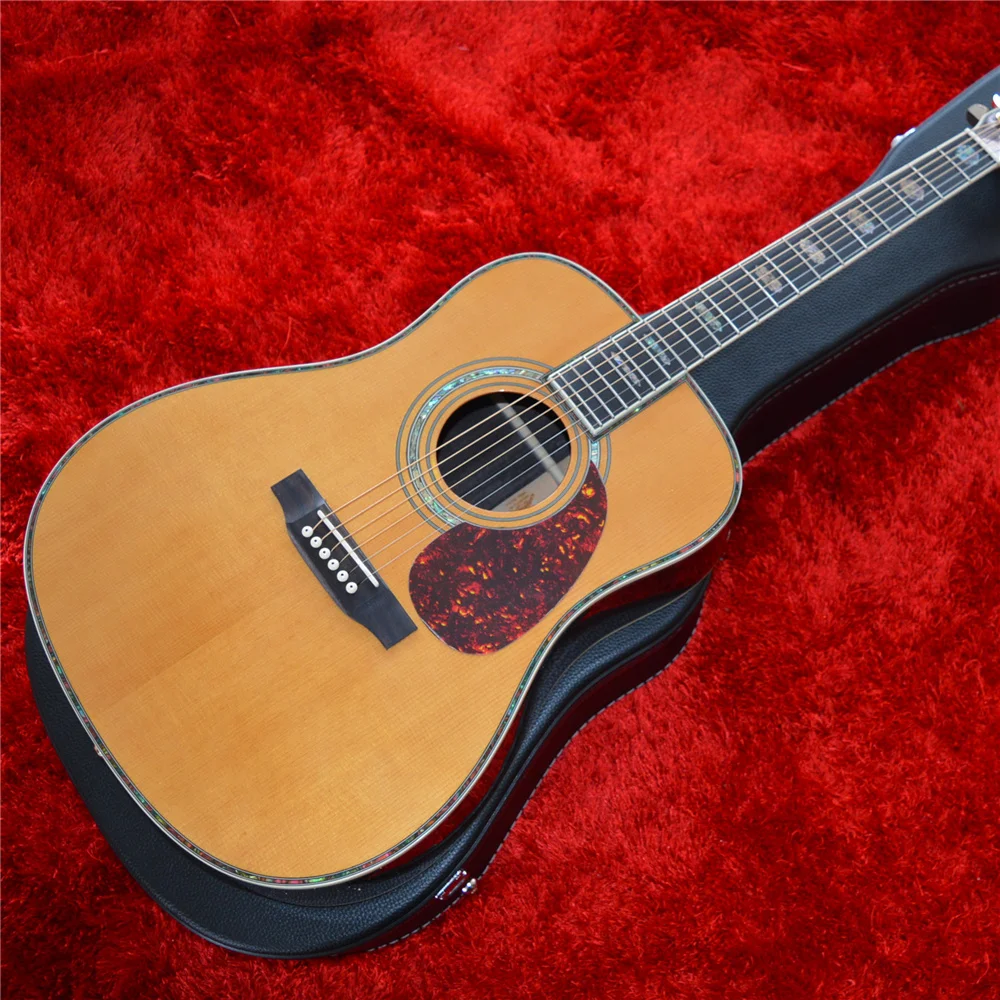 Top Quality 41 Inches Solid Cedar D Type Acoustic Guitar Rosewood Back and Sides Guitar