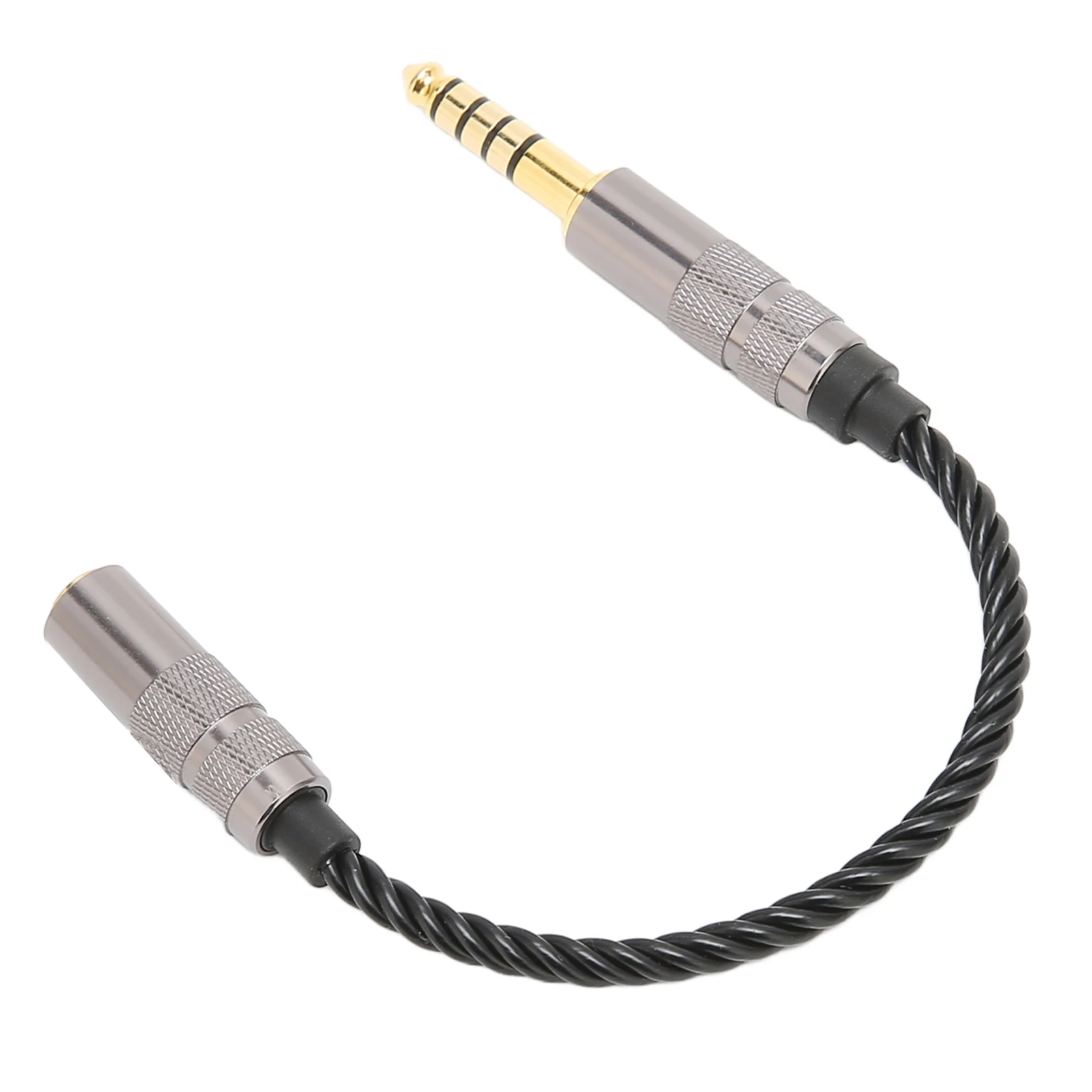 Headphone Adapter Cable Gold Plated 4.4MM Balanced Male to 3.5MM Stereo Female Adapter Cord Headphone Adapter Cable