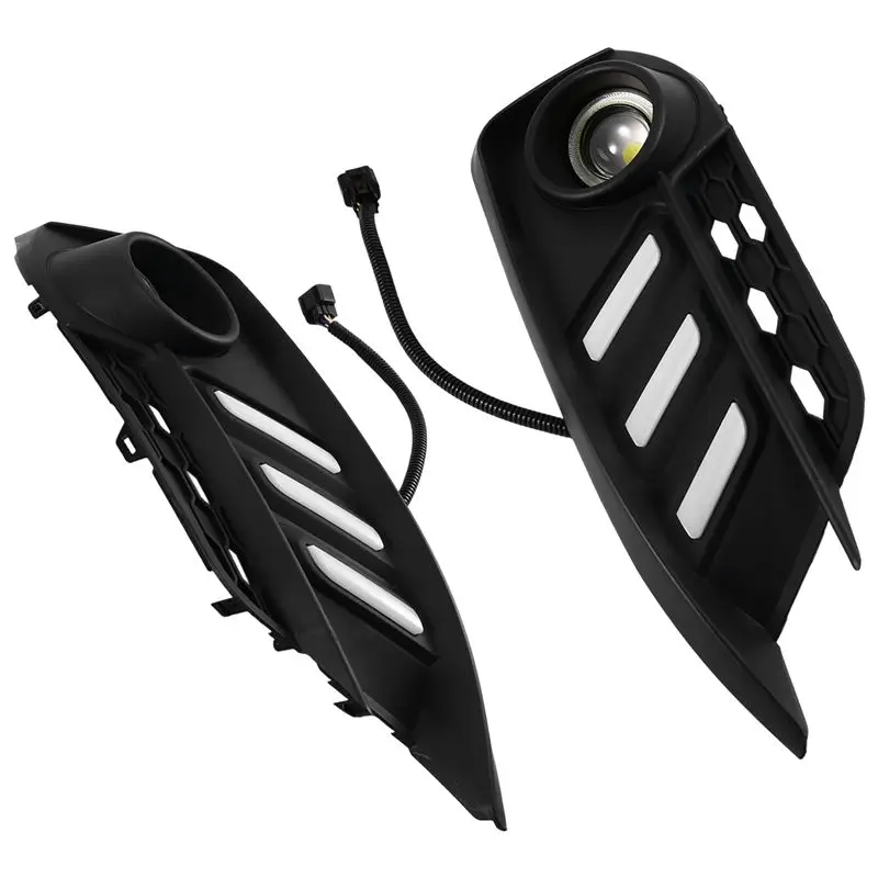 

Противотуманная фара для Honda Civic 2016-2018, дневные ходовые огни - аксессуары для бампера, номера деталей 71108-TEA-T10, 71103-TEA-T10