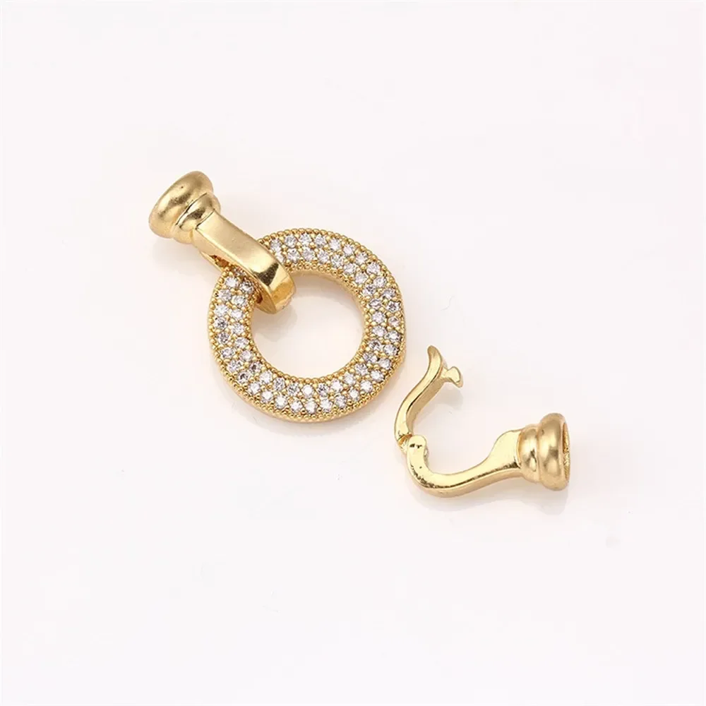 

Gold Plated Copper Jewelry Clasp DIY Necklace Bracelet Connector Hook Craft Findings for Jewelry Making Beads Charms Accessories