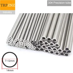 OD14mm 304 stainless steel tube non-welded precision pipe Outer diameter 14mm wall 1-3.5mm polish inside outside