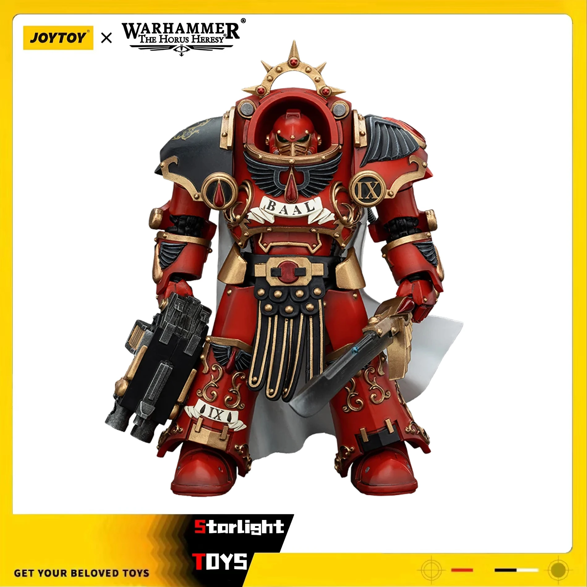 

JOYTOY 1/18 экшн-фигурка Warhammer 40K Blood Angels "Legion Praetor in Tartaros Terminator Armor Модель игрушки в подарок