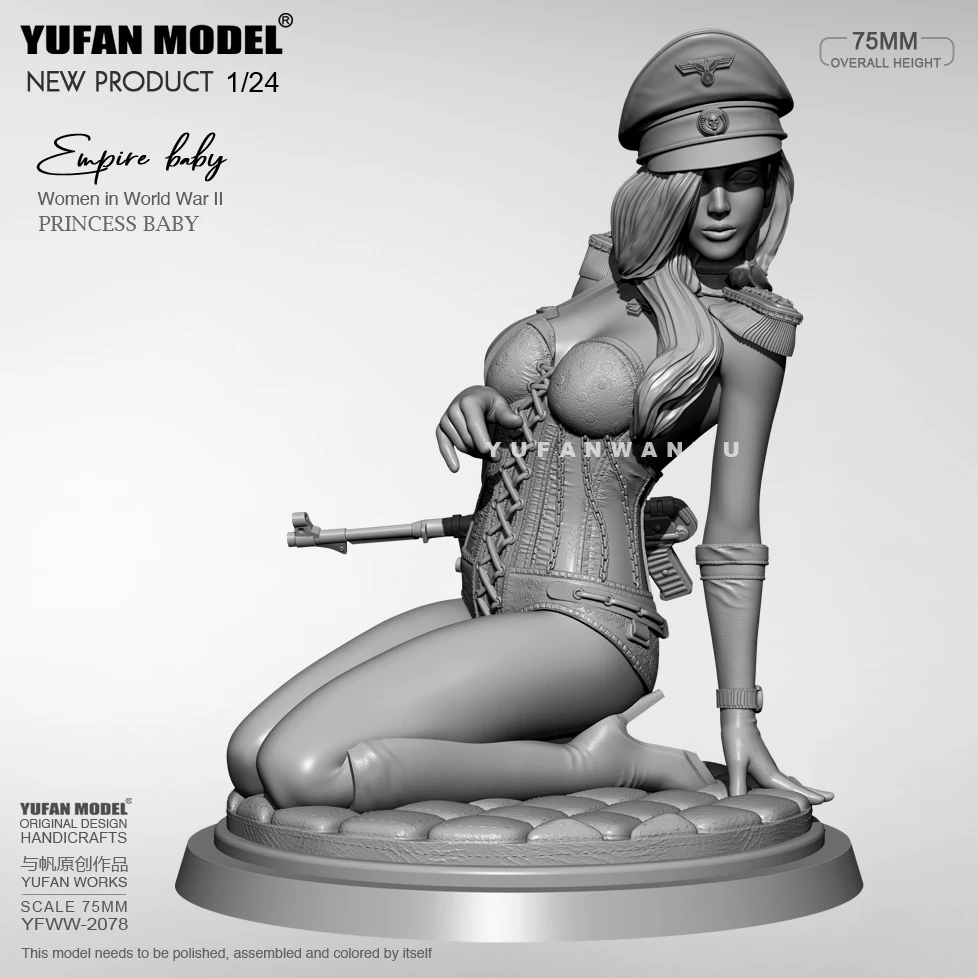 

1/24 Yufan Model Resin model kits figure DIY self-assembled YFWW-2078