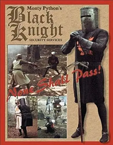 Vintage Decorations Pub Wall Decor Cafe Monty Python and The Holy Grail - Black Knight Home Metal Signs 12x16 Shop Tin Sign Rust