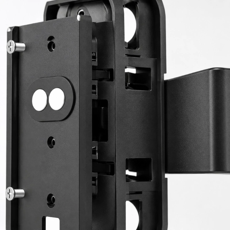 support-sonnette-video-pour-sonnette-a-batterie-modele-2k-2026-installation-pince-sans-percage-avec-reglage