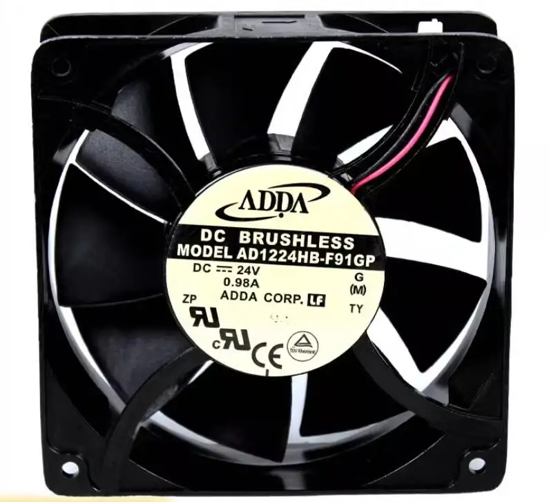 

ADDA AD1224HB-F91GP DC 24V 0.98A 120x120x38mm 2-Wire Server Cooling Fan